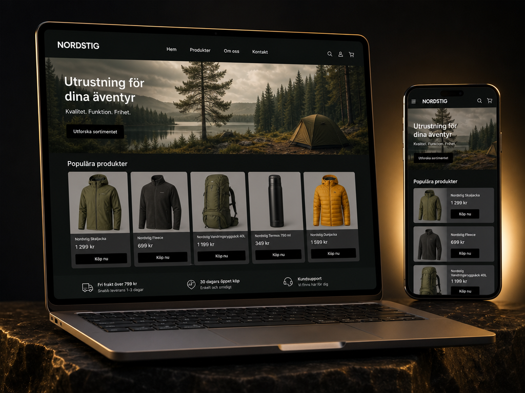 Demobutik NORDSTIG - Svensk butik för utrustning till skog och fjäll